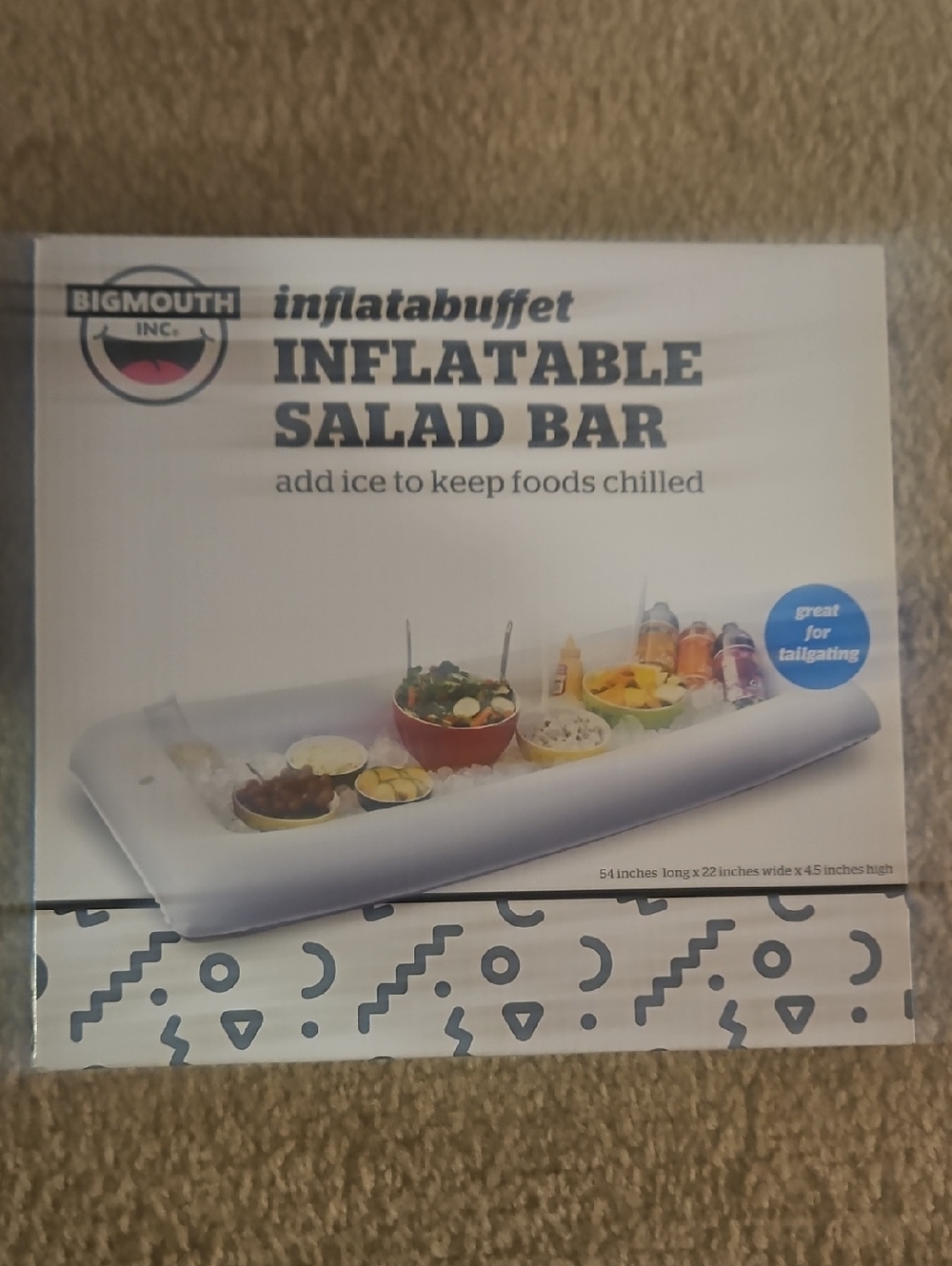 BigMouth Inflatable Salad Bar Buffet - White